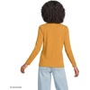 image:imageLands End Womens Supima Long Sleeve VNeck TeeVintage Amber