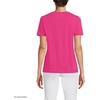 image:imageLands End Womens Supima VNeck TShirtCherry Fuchsia