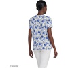 image:imageLands End Womens Supima VNeck TShirtClear Blue Painted Blooms