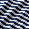 image:imageLands End Womens Supima VNeck TShirtDeep Sea Navy Even Stripe