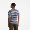 image:imageLands End Womens Supima VNeck TShirtDeep SeaBlue Multi Stripe