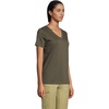 image:imageLands End Womens Supima VNeck TShirtForest Moss
