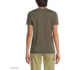 image:imageLands End Womens Supima VNeck TShirtForest Moss