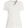 image:imageLands End Womens Supima VNeck TShirtIvory
