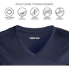 image:imageLands End Womens Supima VNeck TShirtRadiant Navy