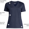 image:imageLands End Womens Supima VNeck TShirtRadiant Navy