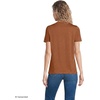 image:imageLands End Womens Supima VNeck TShirtRich Ginger Brown