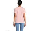 image:imageLands End Womens Supima VNeck TShirtSunset Coral Pink Micro Stripe