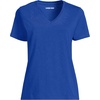image:imageLands End Womens Supima VNeck TShirtVibrant Lapis