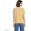 image:imageLands End Womens Supima VNeck TShirtVintage Amber Even Stripe
