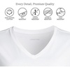 image:imageLands End Womens Supima VNeck TShirtWhite