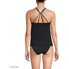 image:imageLands End Womens Tugless Quickdry Adjustable Strappy Back Tankini TopBlack
