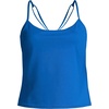 image:imageLands End Womens Tugless Quickdry Adjustable Strappy Back Tankini TopBright Cobalt Blue