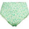 image:imageLands End Womens Tugless Scallop High Waisted Bikini BottomsIcy Mint Green Multi Floral