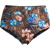 image:imageLands End Womens Tummy Control High Waisted Bikini BottomsDeep Sea Navy Tropic Palm