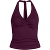 image:imageLands End Womens Twist Halter Tankini TopDark Wine