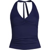 image:imageLands End Womens Twist Halter Tankini TopDeep Sea Navy