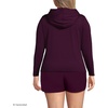 image:imageLands End Womens UPF 50 Hooded Rash GuardDark Wine