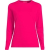 image:imageLands End Womens UPF 50 Rash Guard  Long Sleeve Chlorine Resistant Crew Neck MoistureWicking Beach Paddleboarding Petite and Plus SizesCoral Rubies