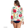image:imageLands End Womens UPF 50 Rash Guard  Long Sleeve Chlorine Resistant Crew Neck MoistureWicking Beach Paddleboarding Petite and Plus SizesEgretExploded Poppy Floral