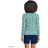 image:imageLands End Womens UPF 50 Rash Guard  Long Sleeve Chlorine Resistant Crew Neck MoistureWicking Beach Paddleboarding Petite and Plus SizesFloralVibrant Clover Stripe