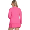 image:imageLands End Womens UPF 50 Rash Guard  Long Sleeve Chlorine Resistant Crew Neck MoistureWicking Beach Paddleboarding Petite and Plus SizesPink Azalea