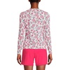 image:imageLands End Womens UPF 50 Rash Guard  Long Sleeve Chlorine Resistant Crew Neck MoistureWicking Beach Paddleboarding Petite and Plus SizesWhite Multi Paisley Floral