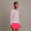 image:imageLands End Womens UPF 50 Rash Guard  Long Sleeve Chlorine Resistant Crew Neck MoistureWicking Beach Paddleboarding Petite and Plus SizesWhite Multi Paisley Floral