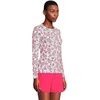 image:imageLands End Womens UPF 50 Rash Guard  Long Sleeve Chlorine Resistant Crew Neck MoistureWicking Beach Paddleboarding Petite and Plus SizesWhite Multi Paisley Floral