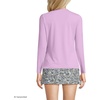 image:imageLands End Womens UPF 50 Rash Guard  Long Sleeve Chlorine Resistant Crew Neck MoistureWicking Beach Paddleboarding Petite and Plus SizesWild Lilacs