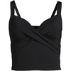 image:imageLands End Womens Wrap Midkini TopBlack
