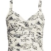 image:imageLands End Womens Wrap Midkini TopEgretBlack Toile