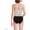 image:imageLands End Womens Wrap Midkini TopEgretBlack Toile