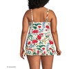 image:imageLands End Womens Wrap Midkini TopEgretPoppy Floral