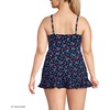image:imageLands End Womens Wrap Midkini TopNavyBerry Dot