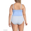 image:imageLands End Womens Wrap Midkini TopSoft Cloud Blue