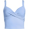 image:imageLands End Womens Wrap Midkini TopSoft Cloud Blue