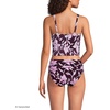 image:imageLands End Womens Wrap Midkini TopTropic FloralDark Wine