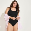 image:imageLands End Womens XBack Tugless SwimsuitBlack