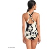 image:imageLands End Womens XBack Tugless SwimsuitBlackEgret Lilies