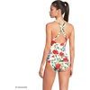 image:imageLands End Womens XBack Tugless SwimsuitEgretPoppy Floral