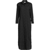 image:imageWomens Eyelet Button Down Maxi Coverup DressBlack