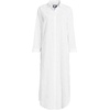 image:imageWomens Eyelet Button Down Maxi Coverup DressWhite