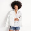 image:imageWomens Eyelet Split Neck ShirtWhite