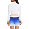 image:imageWomens Long Sleeve Mock Neck Cropped UPF 50 Sun Protection Rash GuardWhite