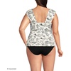 image:imageWomens Square Neck Underwire Square Back Tankini Swimsuit TopEgretBlack Toile