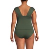 image:imageWomens Square Neck Underwire Square Back Tankini Swimsuit TopRich Olive Green