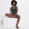 image:imageWomens Texture VNeck Halter Tankini Swimsuit TopDeep Balsam Shine