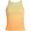 image:imageWomens Tugless High Neck Strappy Back Tankini Swimsuit TopIcy MintOrange Ombre