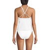 image:imageWomens Tugless High Neck Strappy Back Tankini Swimsuit TopWhite
